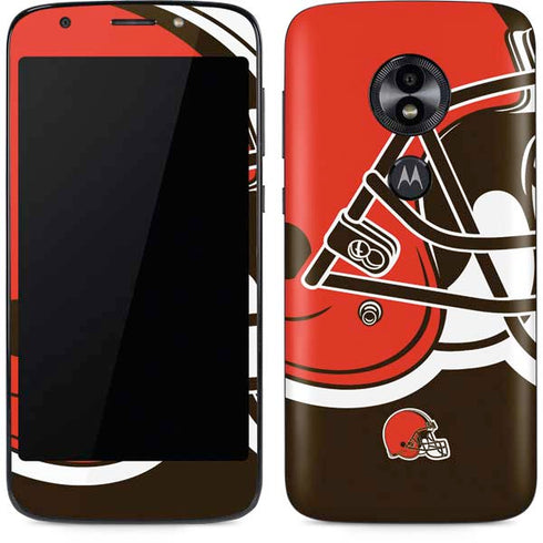 NFL Cleveland Browns Large Logo Moto E5 Play Skin