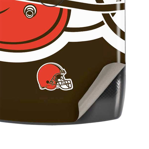 NFL Cleveland Browns Large Logo Motorola RAZR Skin