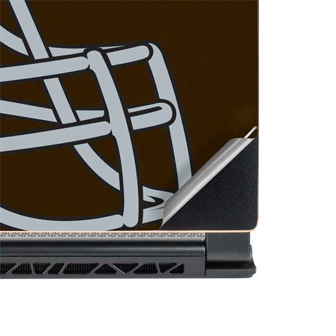 NFL Cleveland Browns Large Logo MSI GS65 Stealth Laptop Skin