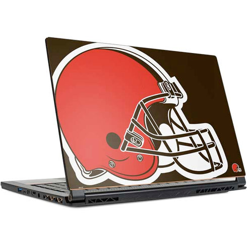 NFL Cleveland Browns Large Logo MSI GS65 Stealth Laptop Skin