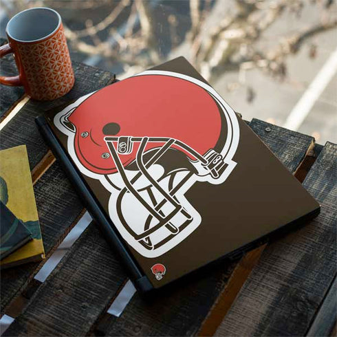 NFL Cleveland Browns Large Logo MSI GS65 Stealth Laptop Skin