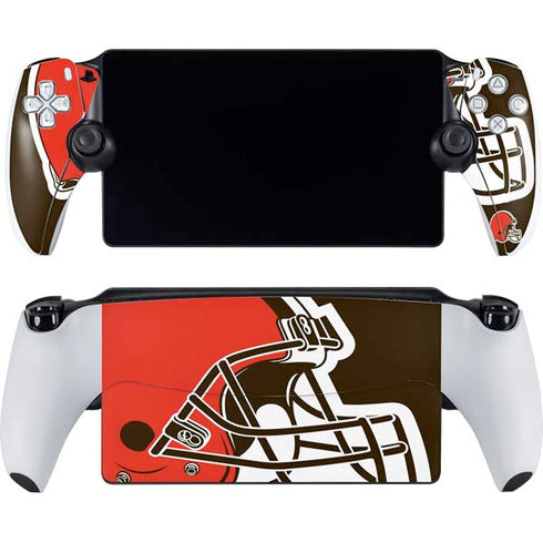 NFL Cleveland Browns Large Logo PlayStation Portal Remote Player Skin