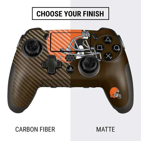 NFL Cleveland Browns Large Logo PlayStation Scuf Vantage 2 Controller Skin