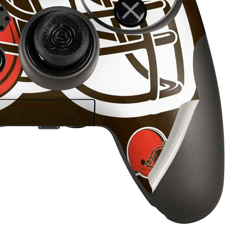 NFL Cleveland Browns Large Logo PlayStation Scuf Vantage 2 Controller Skin