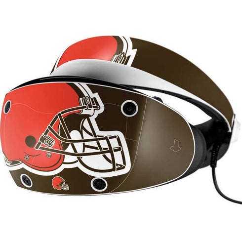 NFL Cleveland Browns Large Logo PlayStation VR2 Skin