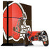 NFL Cleveland Browns Large Logo PS4 Console and Controller Bundle Skin
