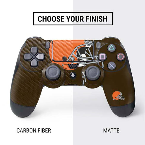 NFL Cleveland Browns Large Logo PS4 Controller Skin