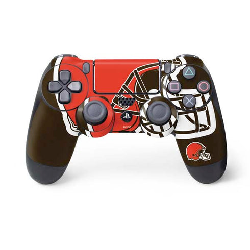 NFL Cleveland Browns Large Logo PS4 Controller Skin