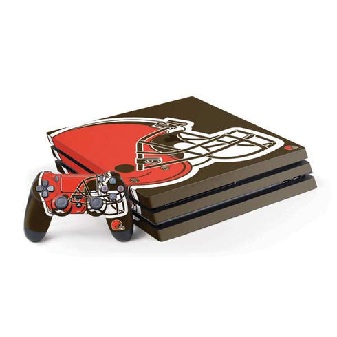 NFL Cleveland Browns Large Logo PS4 Pro Bundle Skin