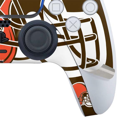 NFL Cleveland Browns Large Logo PS5 Controller Skin