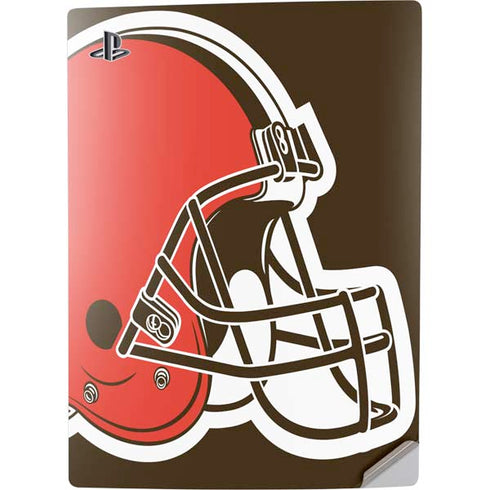 NFL Cleveland Browns Large Logo PS5 Digital Edition Console Skin