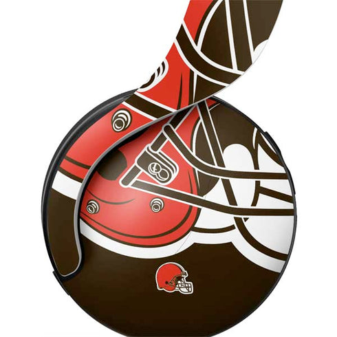 NFL Cleveland Browns Large Logo PULSE 3D Wireless Headset for PS5 Skin