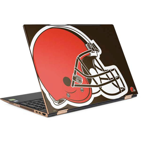 NFL Cleveland Browns Large Logo HP Spectre Skin