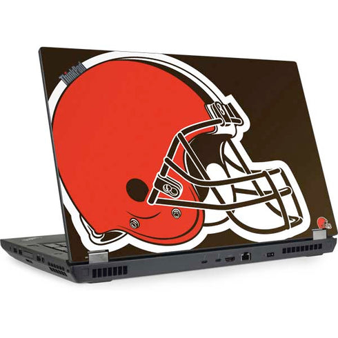 NFL Cleveland Browns Large Logo Lenovo ThinkPad Skin