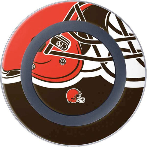 NFL Cleveland Browns Large Logo Wireless Charger Skin