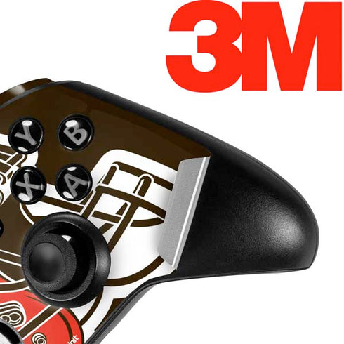 NFL Cleveland Browns Large Logo Xbox One Elite Controller Skin