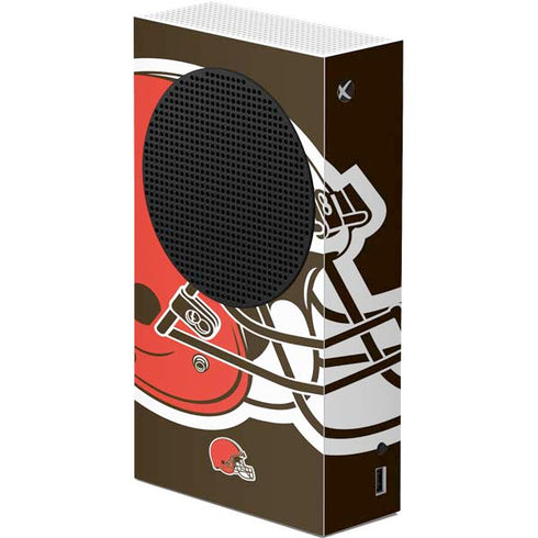 NFL Cleveland Browns Large Logo Xbox Series S Console Skin