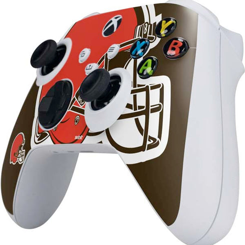 NFL Cleveland Browns Large Logo Xbox Series S Controller Skin