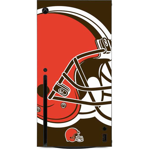NFL Cleveland Browns Large Logo Xbox Series X Console Skin
