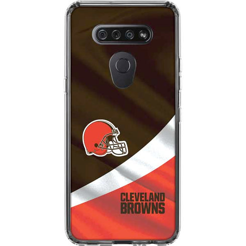 NFL Cleveland Browns LG K51/Q51 Clear Case