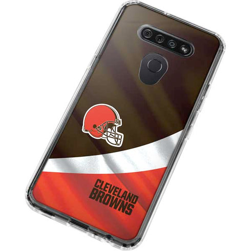 NFL Cleveland Browns LG K51/Q51 Clear Case