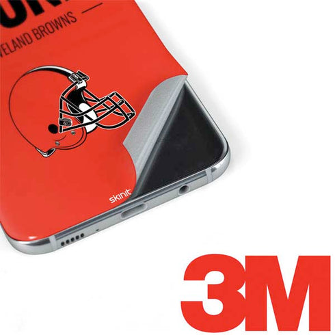 NFL Cleveland Browns Team Motto Galaxy S8 Skin