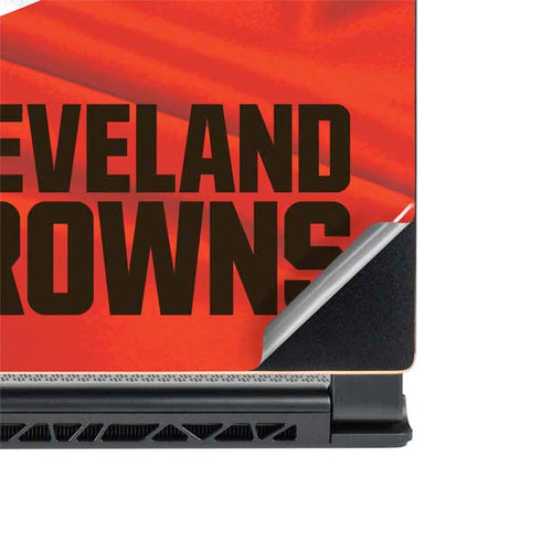 NFL Cleveland Browns MSI GS65 Stealth Laptop Skin