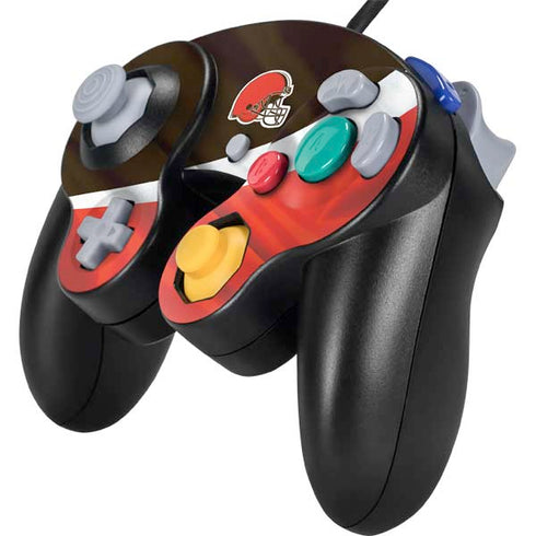 NFL Cleveland Browns Nintendo GameCube Controller Skin
