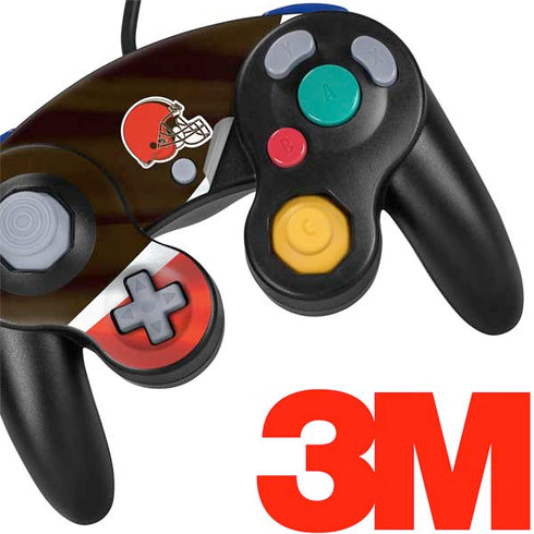 NFL Cleveland Browns Nintendo GameCube Controller Skin