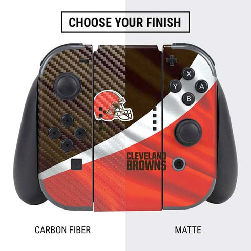 NFL Cleveland Browns Nintendo Switch Bundle Skin