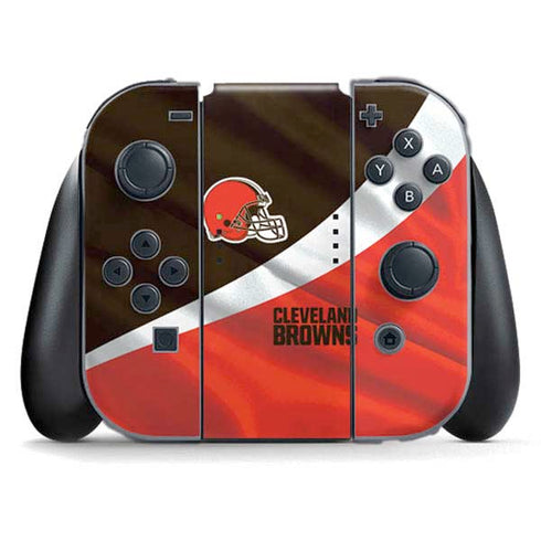 NFL Cleveland Browns Nintendo Switch (2017-2021) Joy-Con Controller Skin