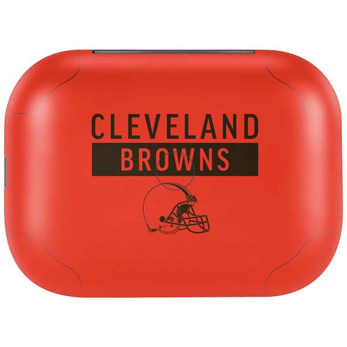 NFL Cleveland Browns Orange Performance Series Amazon Echo Buds Skin