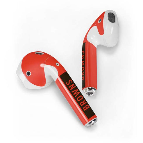 NFL Cleveland Browns Orange Performance Series Apple AirPods 2 Skin