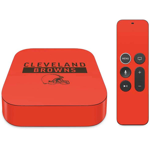 NFL Cleveland Browns Orange Performance Series Apple TV Skin