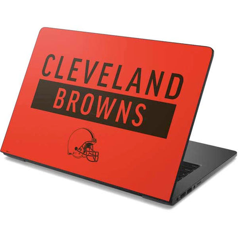 NFL Cleveland Browns Orange Performance Series Dell Chromebook Skin