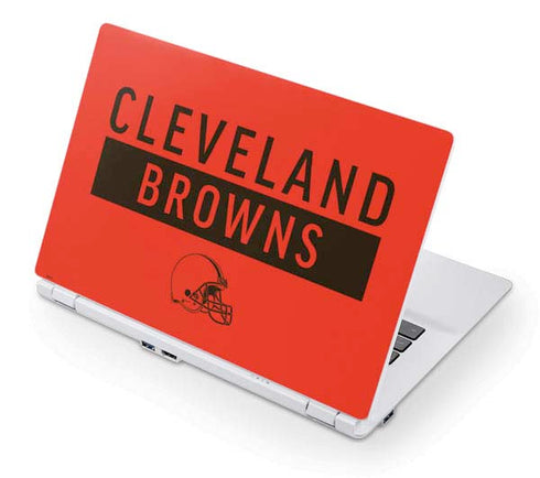 NFL Cleveland Browns Orange Performance Series Acer Chromebook Skin