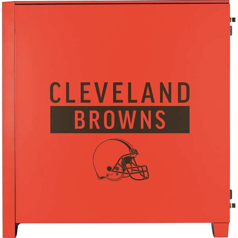 NFL Cleveland Browns Orange Performance Series Corsair 4000D Tempered Glass Mid-Tower ATX Case Skin