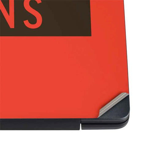 NFL Cleveland Browns Orange Performance Series Dell Vostro Skin