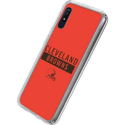 NFL Cleveland Browns Orange Performance Series Galaxy A10e Clear Case
