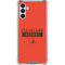 NFL Cleveland Browns Orange Performance Series Galaxy A13 5G Clear Case