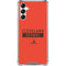 NFL Cleveland Browns Orange Performance Series Galaxy A14 5G Clear Case