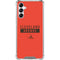 NFL Cleveland Browns Orange Performance Series Galaxy A15 5G Clear Case