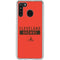 NFL Cleveland Browns Orange Performance Series Galaxy A21 Clear Case