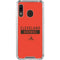 NFL Cleveland Browns Orange Performance Series Galaxy A30 Clear Case