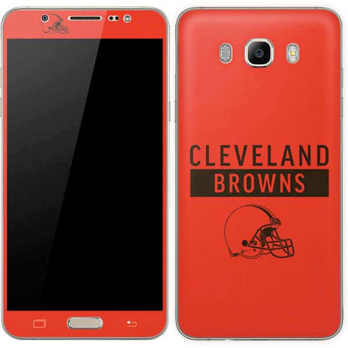 NFL Cleveland Browns Orange Performance Series Galaxy J7 Skin