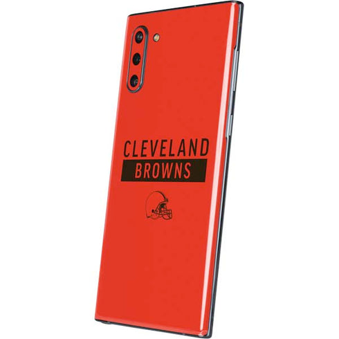 NFL Cleveland Browns Orange Performance Series Galaxy Note 10 Skin