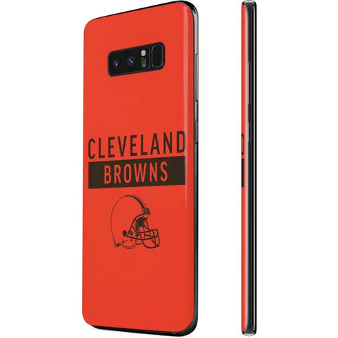 NFL Cleveland Browns Orange Performance Series Galaxy Note 8 Skin
