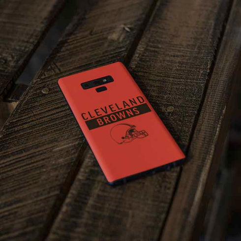 NFL Cleveland Browns Orange Performance Series Galaxy Note 9 Skin