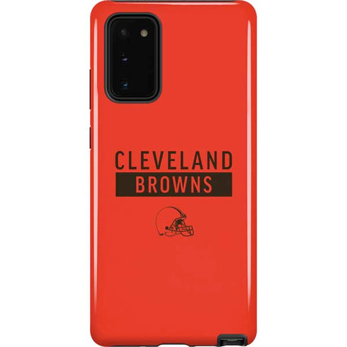 NFL Cleveland Browns Orange Performance Series Galaxy Note20 5G Pro Case