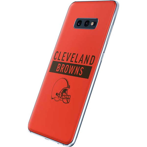NFL Cleveland Browns Orange Performance Series Galaxy S10e Skin
